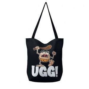 UGG! Cartoon Caveman Tote Bag, 100% Polyester, One Size